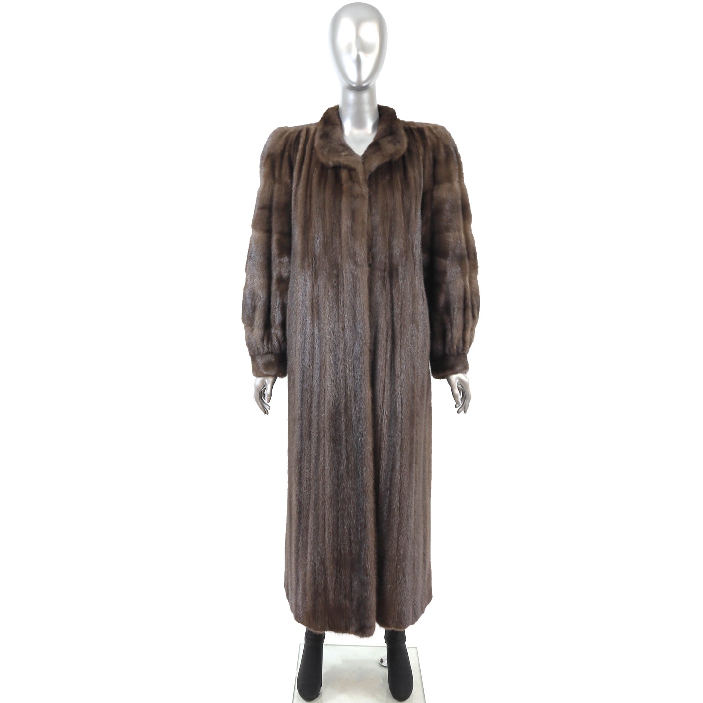 Brown Mink Coat- Size XL