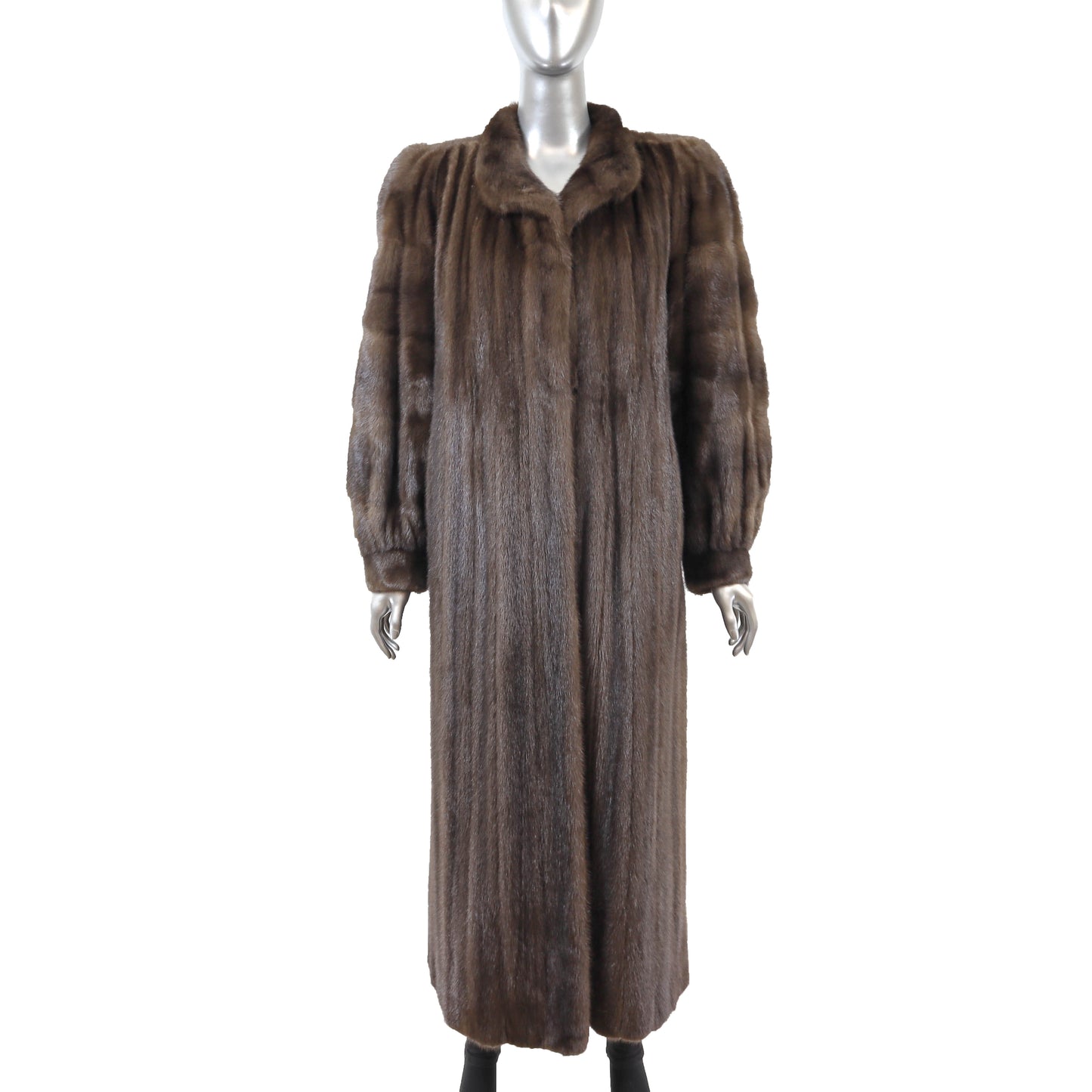 Brown Mink Coat- Size XL