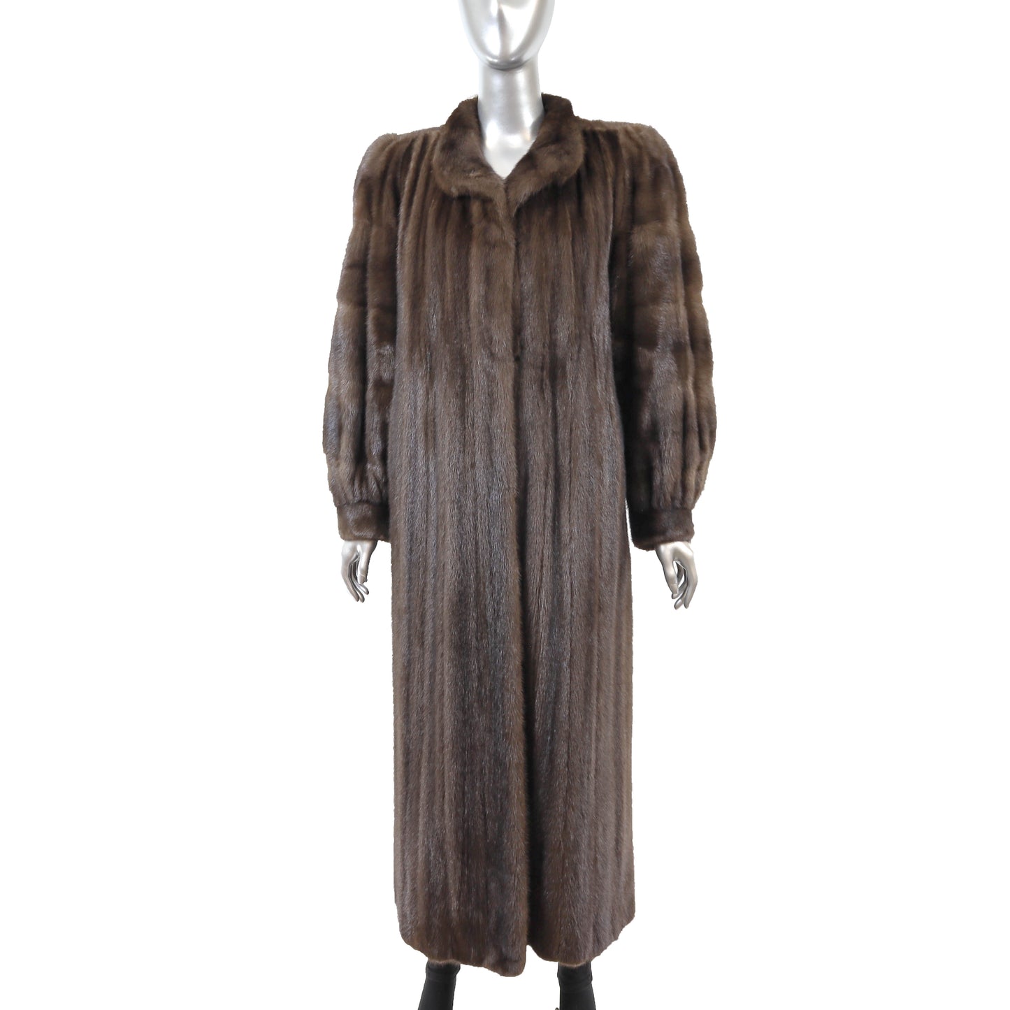 Brown Mink Coat- Size XL