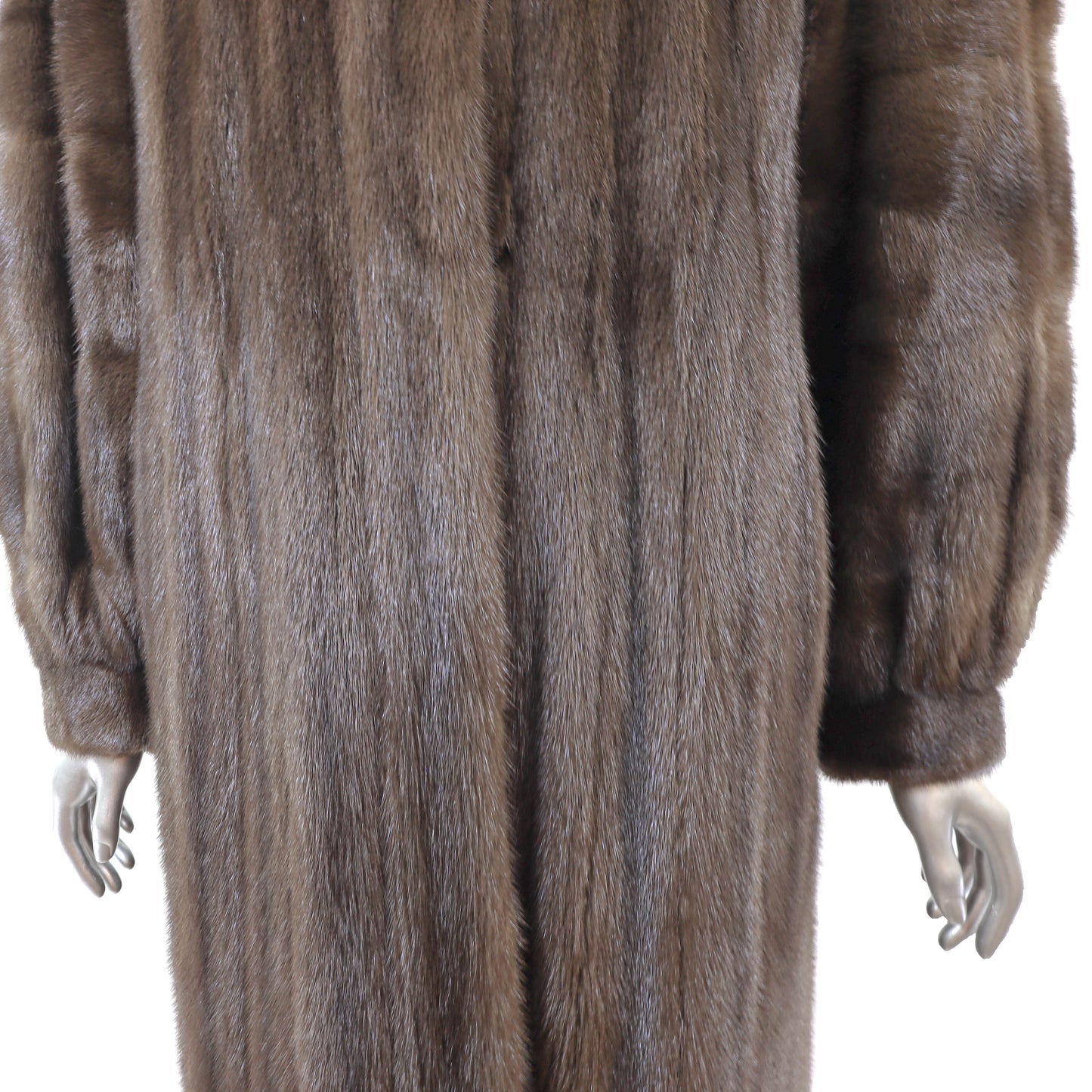 Brown Mink Coat- Size XL