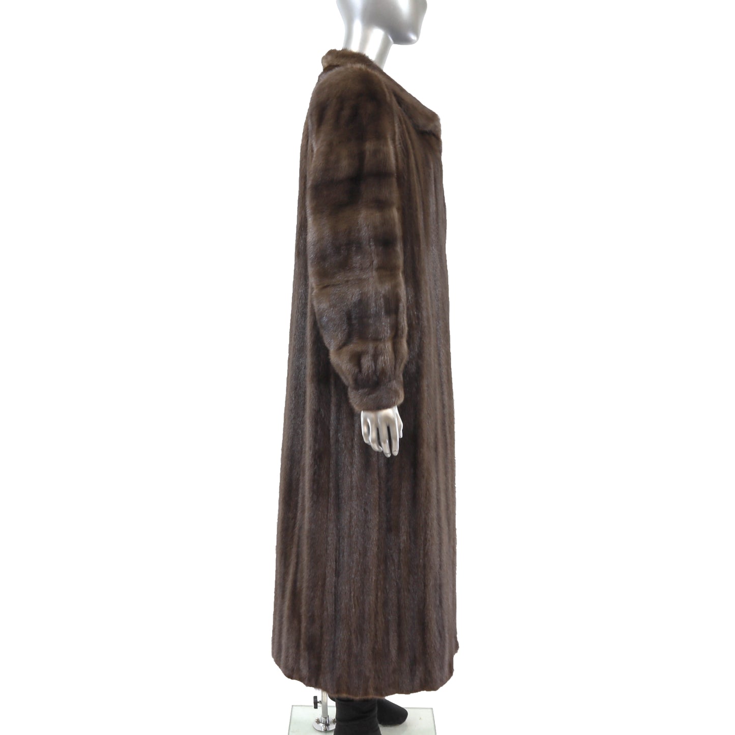 Brown Mink Coat- Size XL