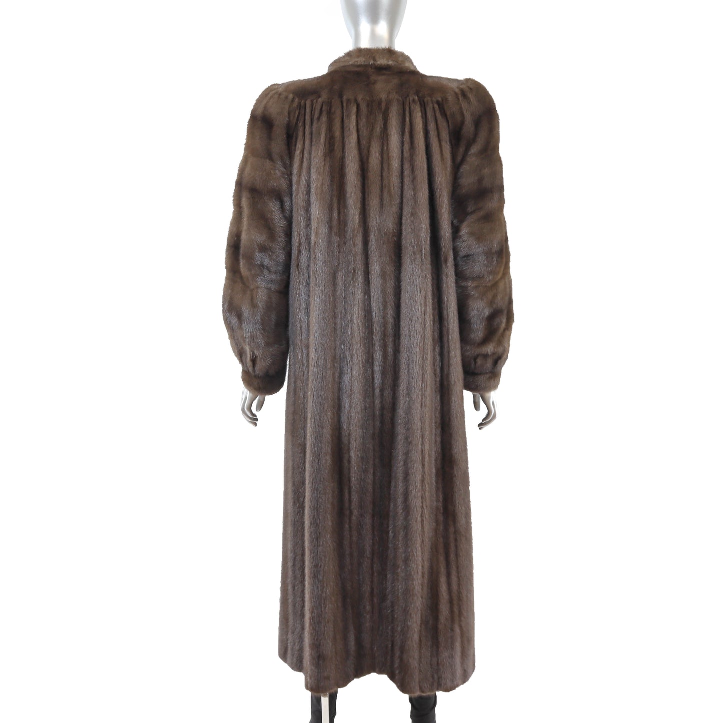 Brown Mink Coat- Size XL