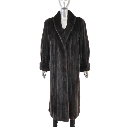 Blackglama/ Macy's Black Mink Coat- Size M
