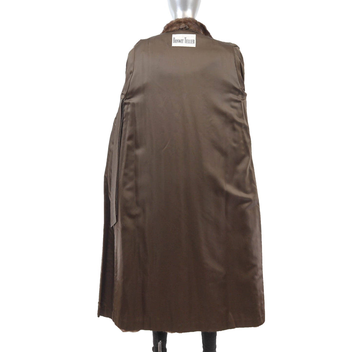 Brown Mink Coat- Size M