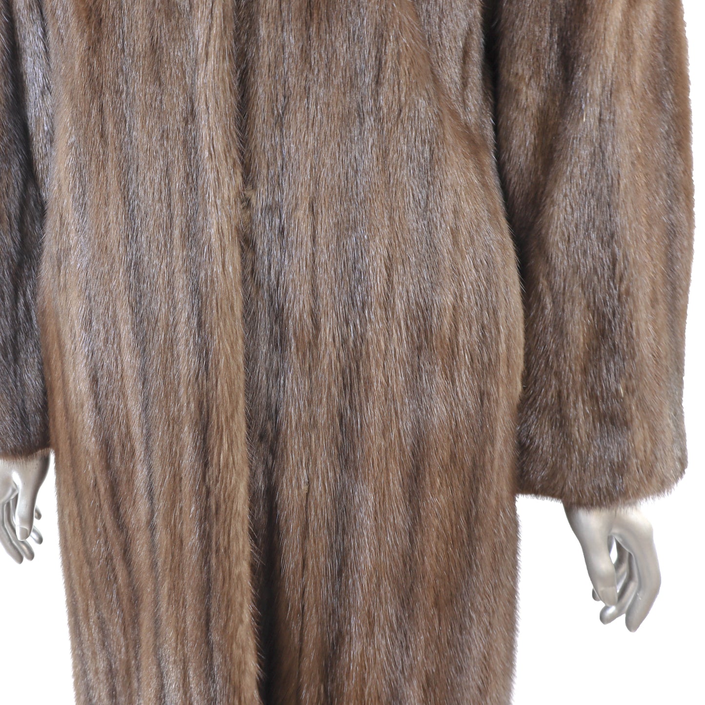 Brown Mink Coat- Size M