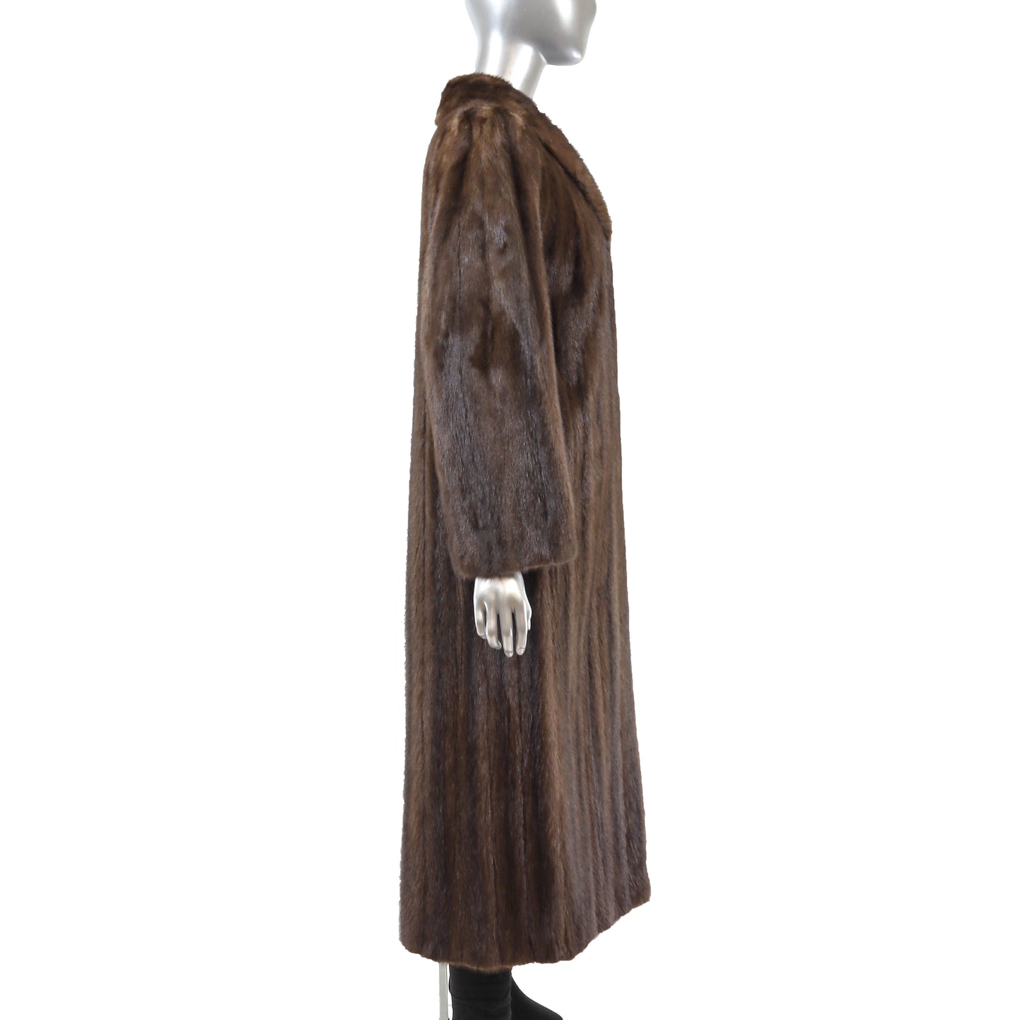 Brown Mink Coat- Size M