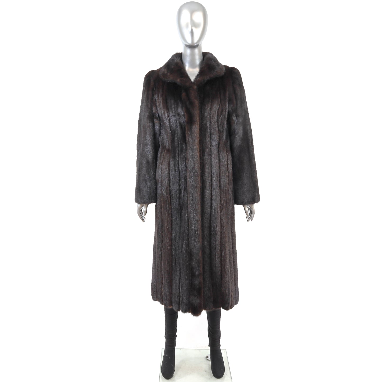 Dark Brown Mink Coat- Size M