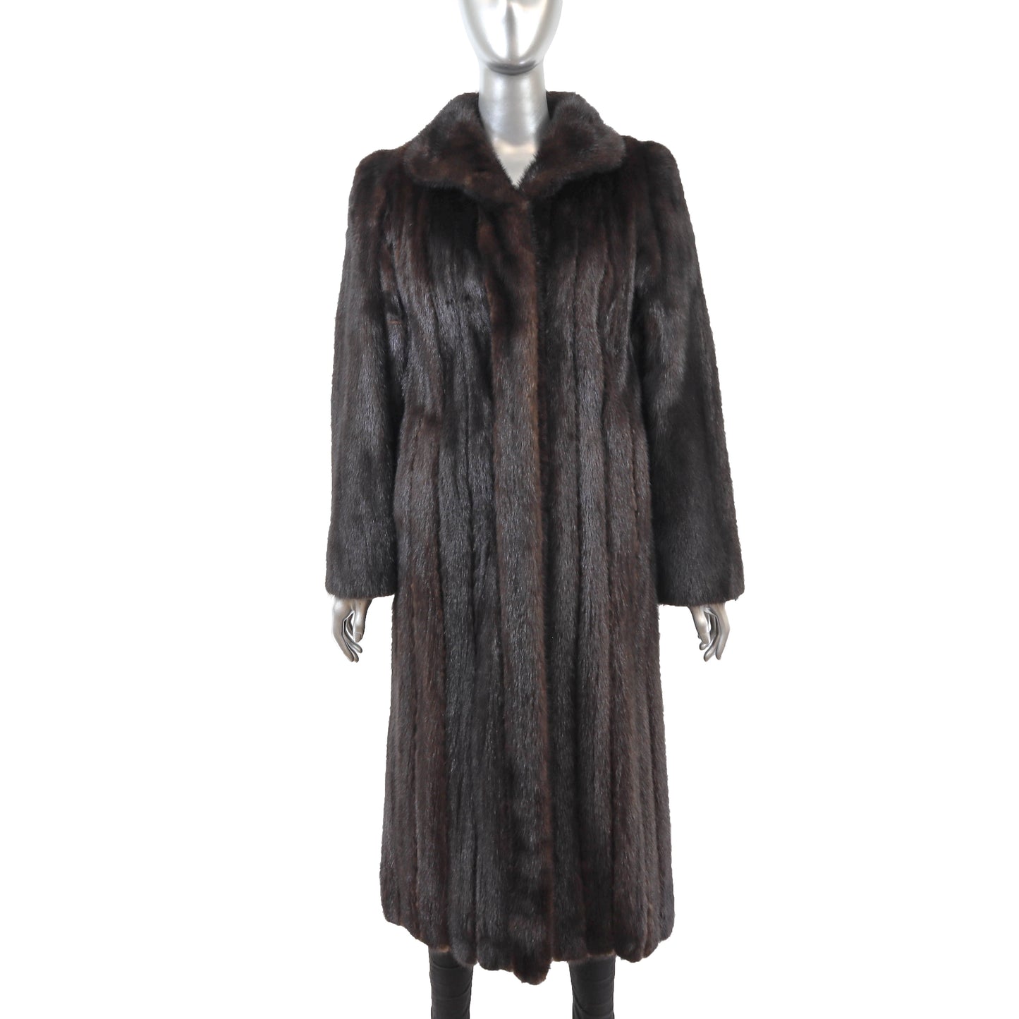 Dark Brown Mink Coat- Size M