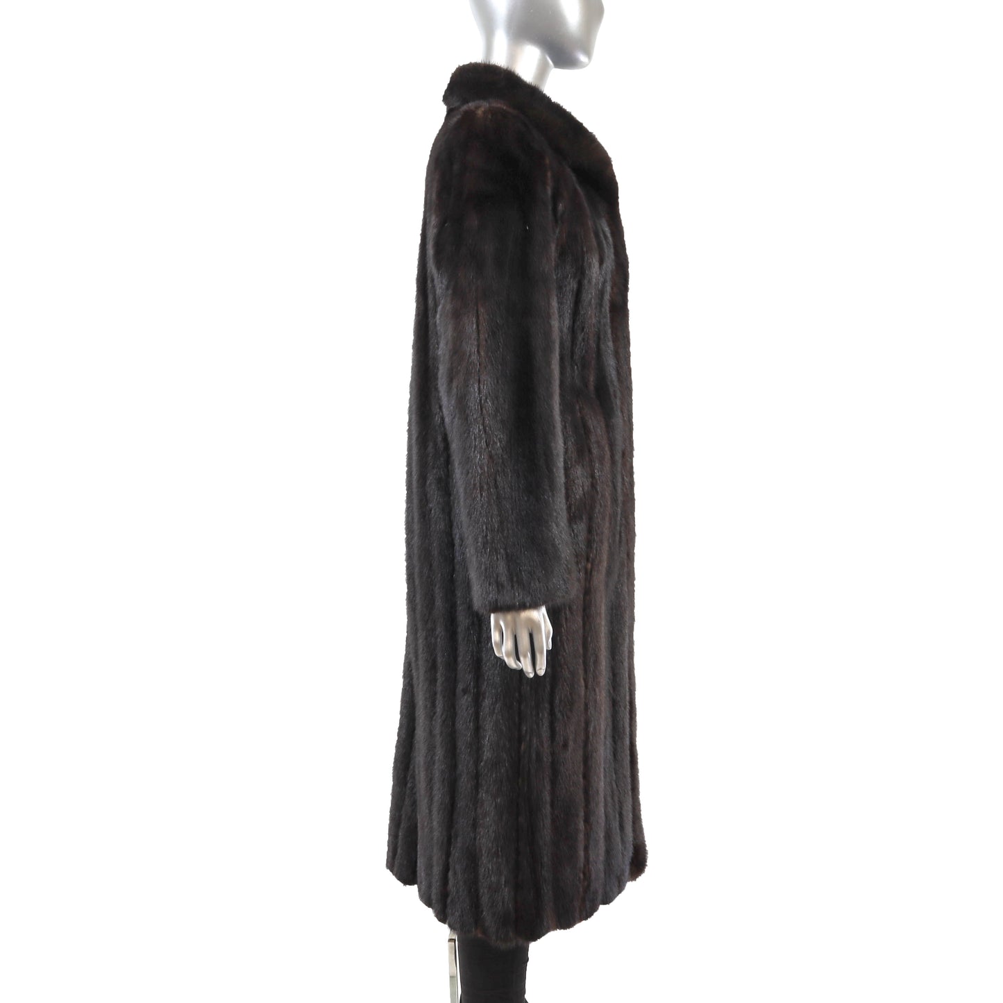 Dark Brown Mink Coat- Size M