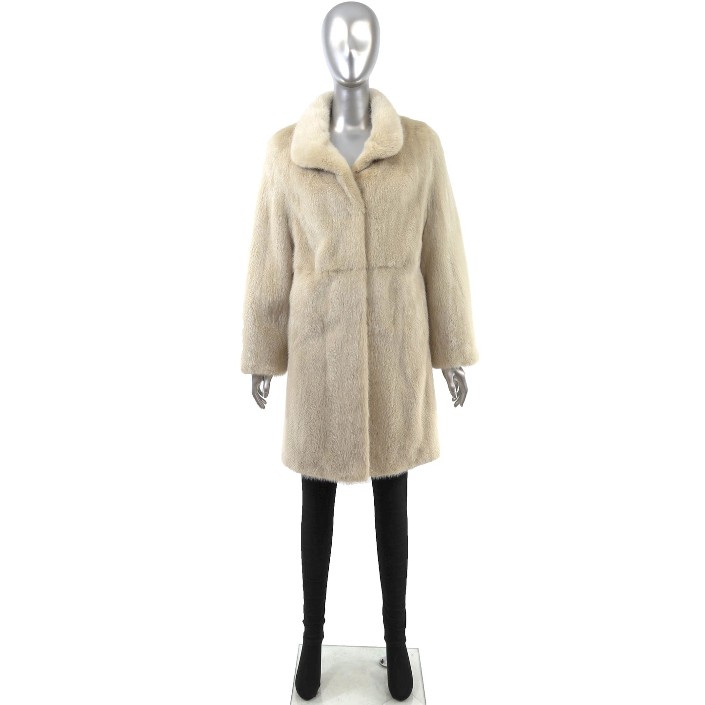 Pastel Mink 3/4 Coat- Size M-L