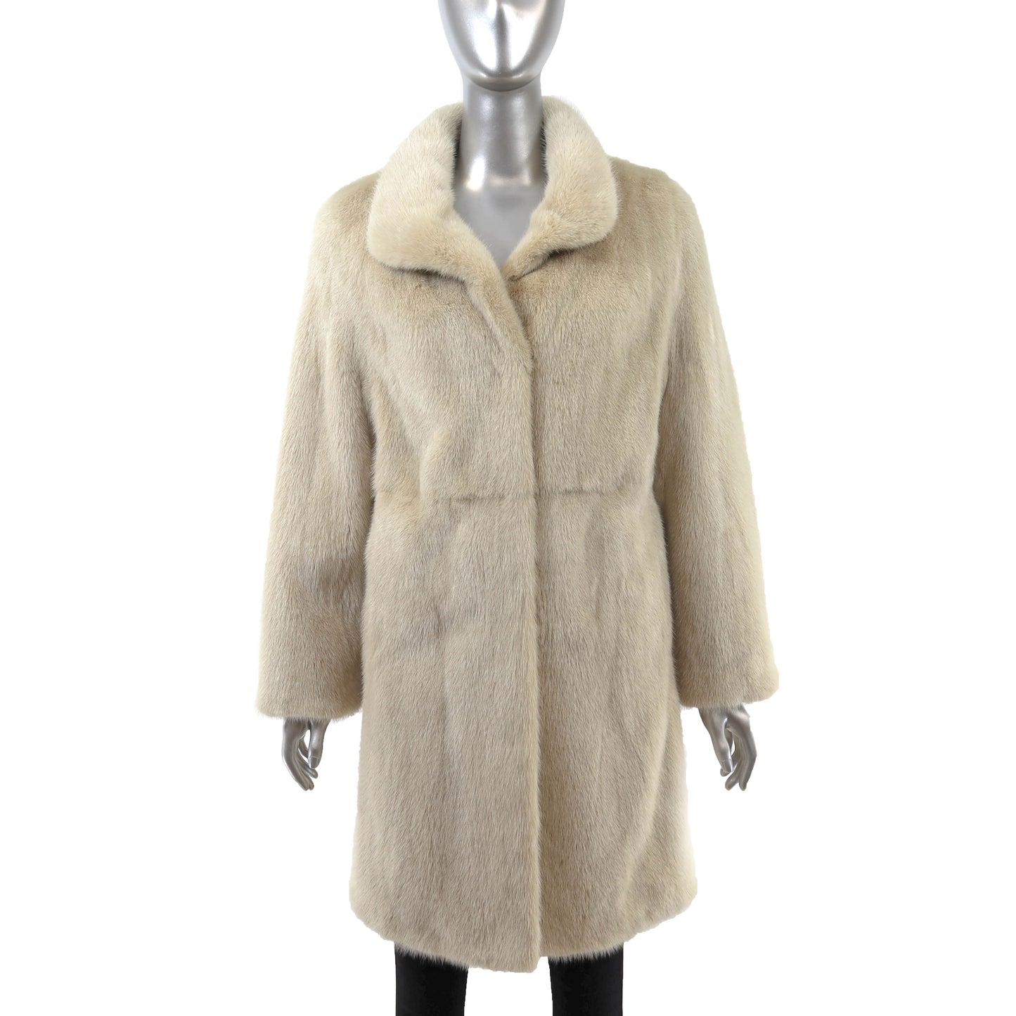 Pastel Mink 3/4 Coat- Size M-L