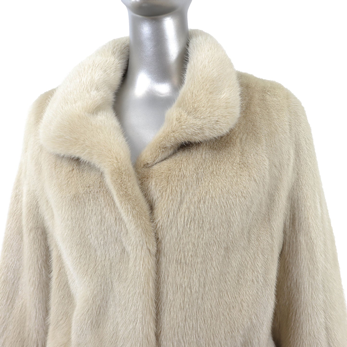 Pastel Mink 3/4 Coat- Size M-L