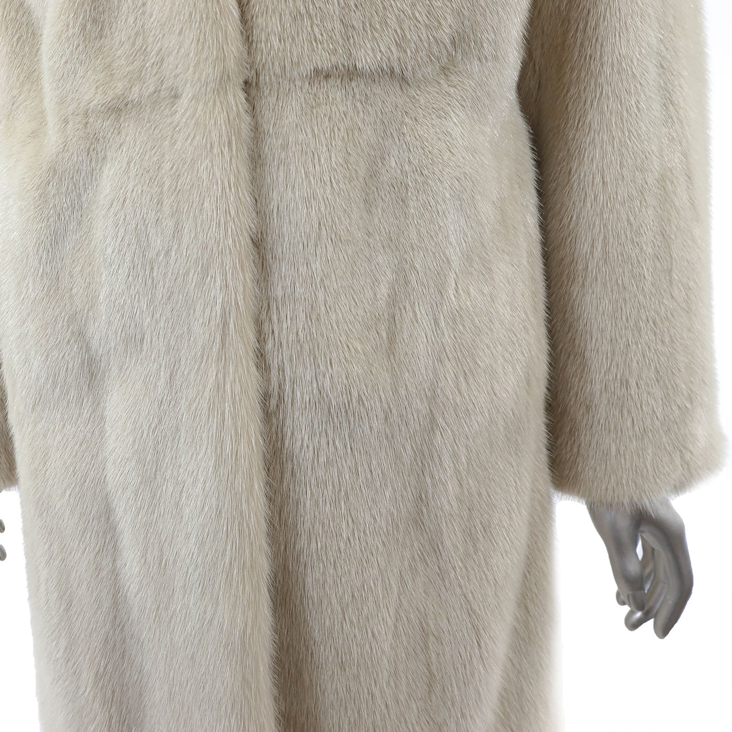 Pastel Mink 3/4 Coat- Size M-L