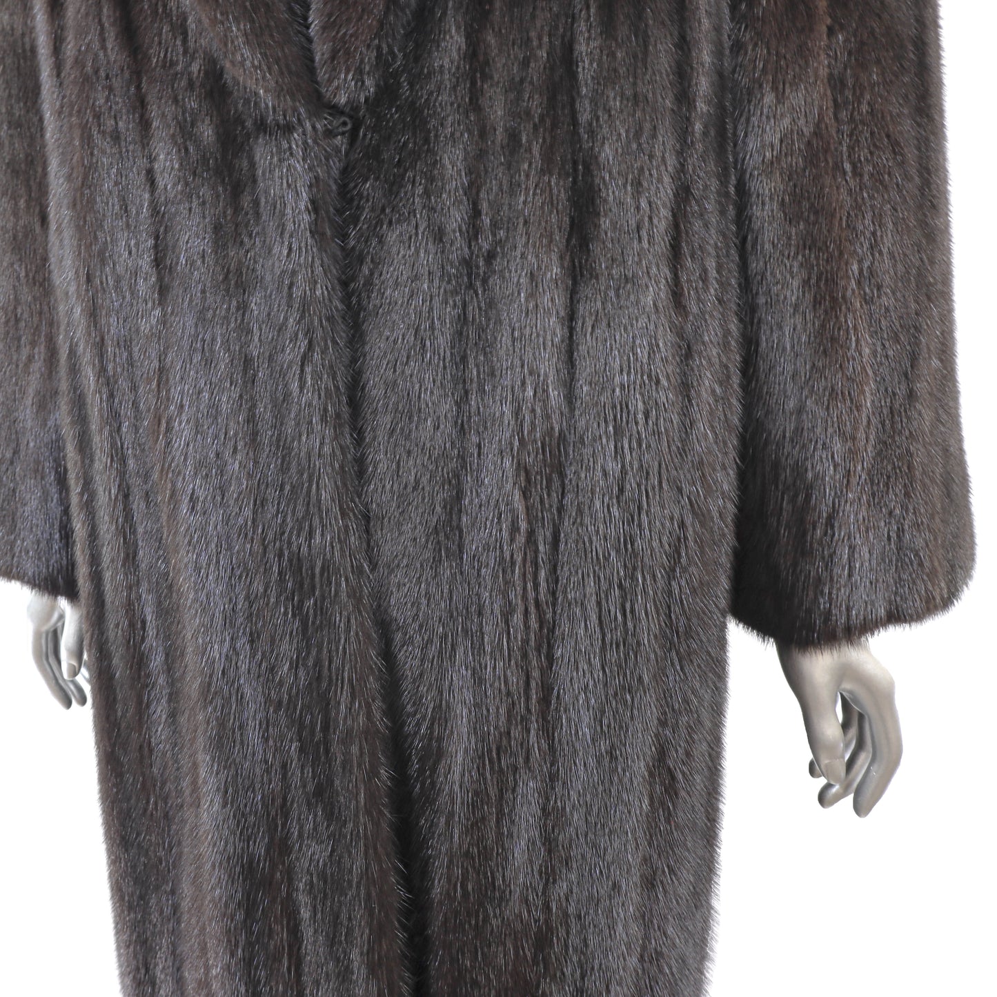 Dark Brown Mink Coat- Size L