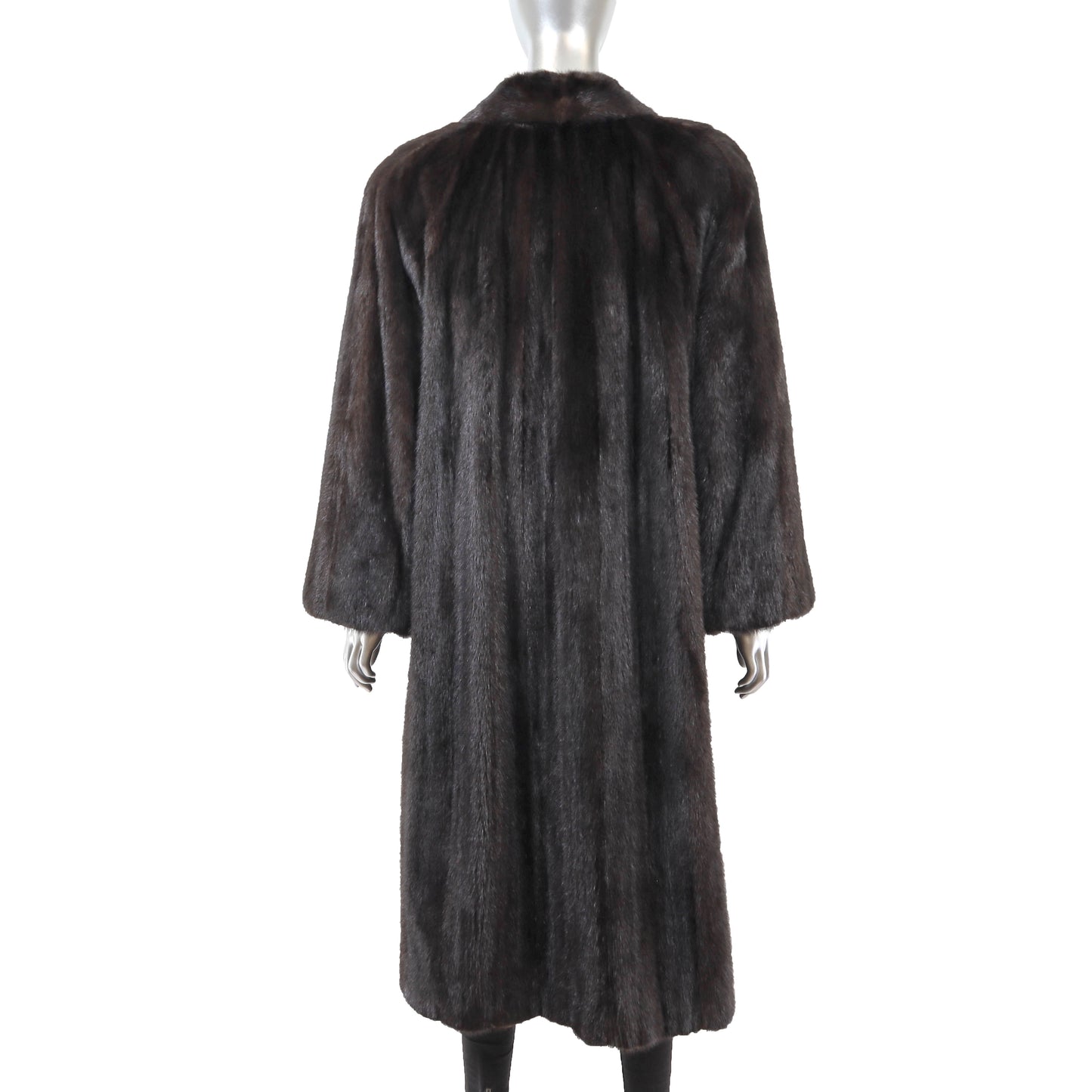 Dark Brown Mink Coat- Size L