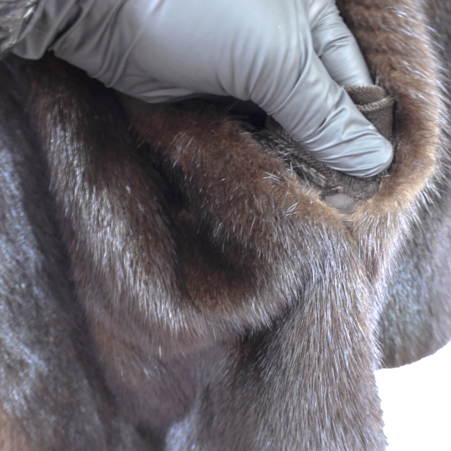 Dark Brown Mink Coat- Size XL