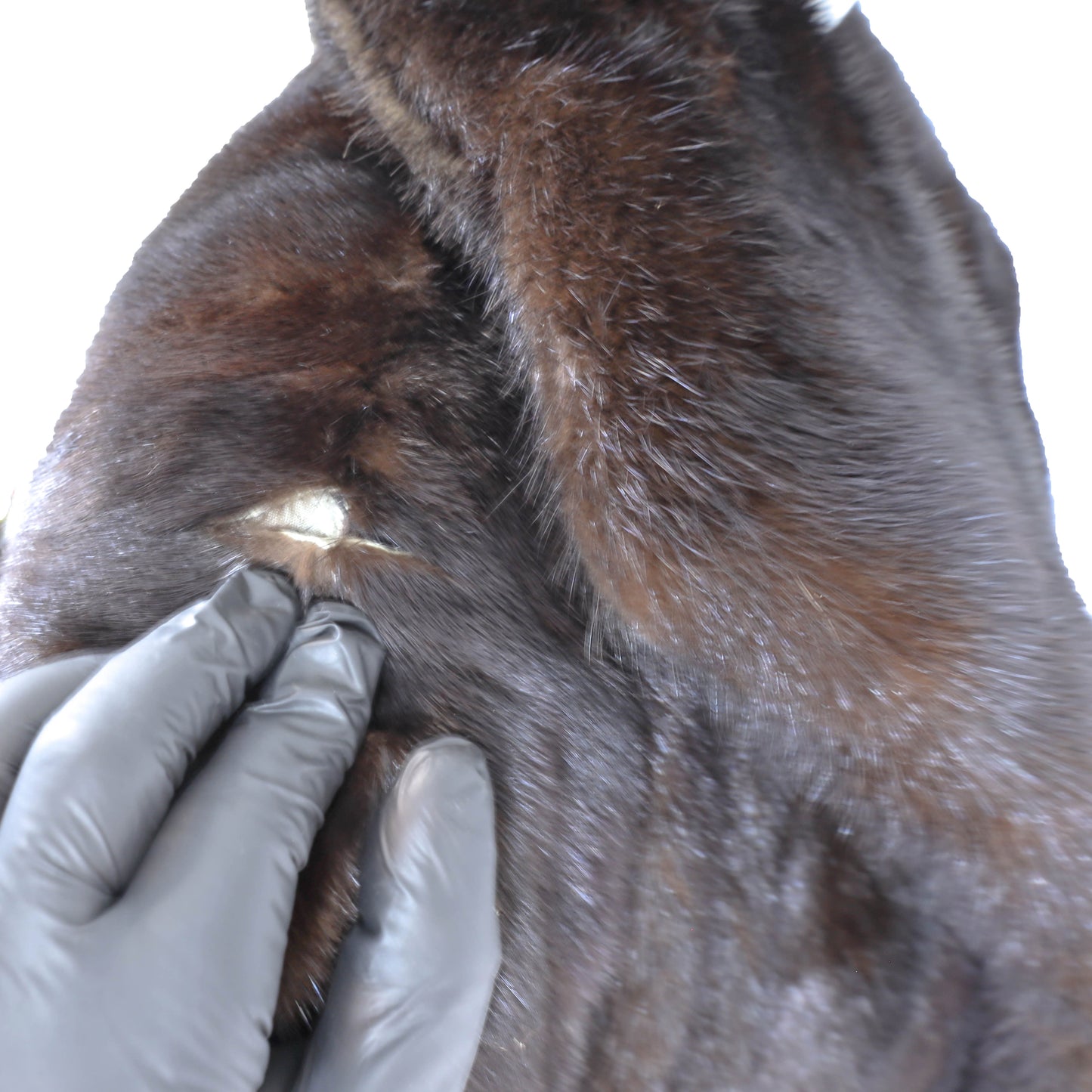Dark Brown Mink Coat- Size XL