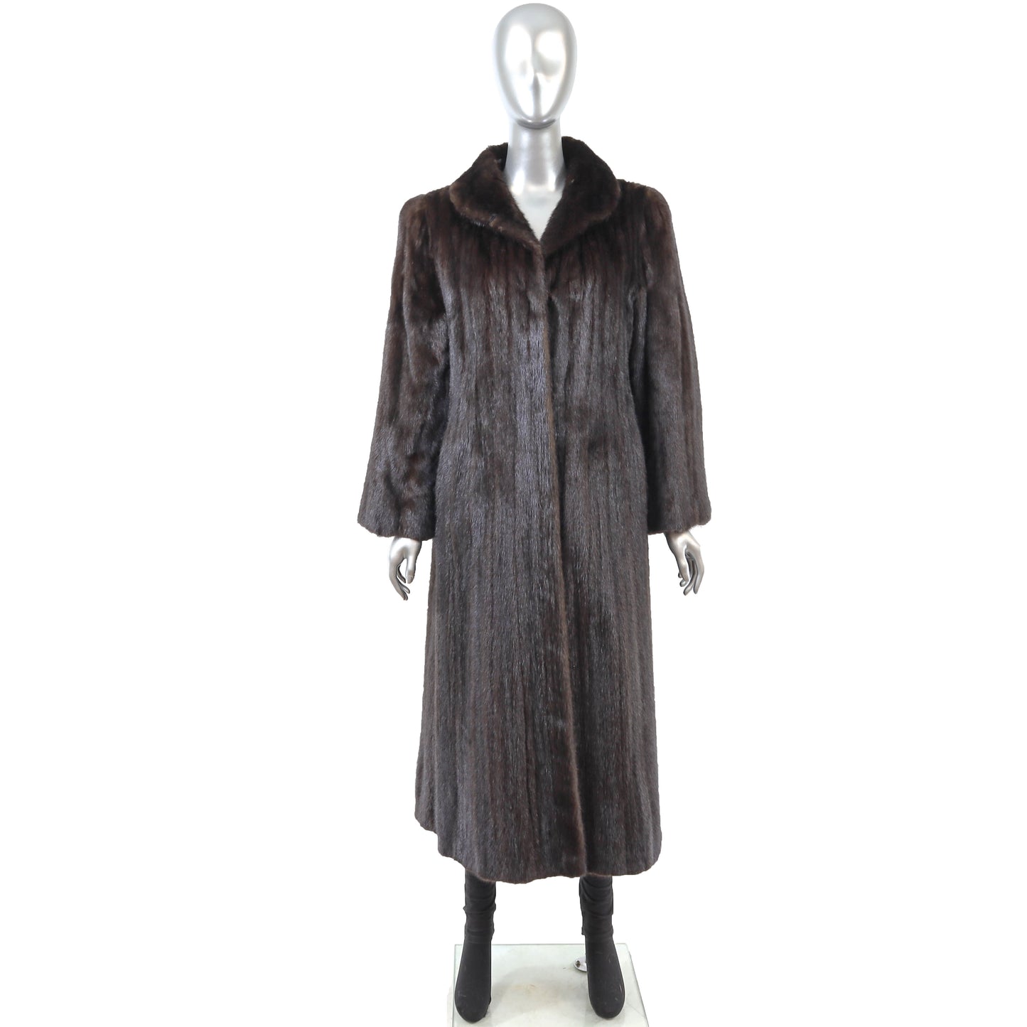 Dark Brown Mink Coat- Size M