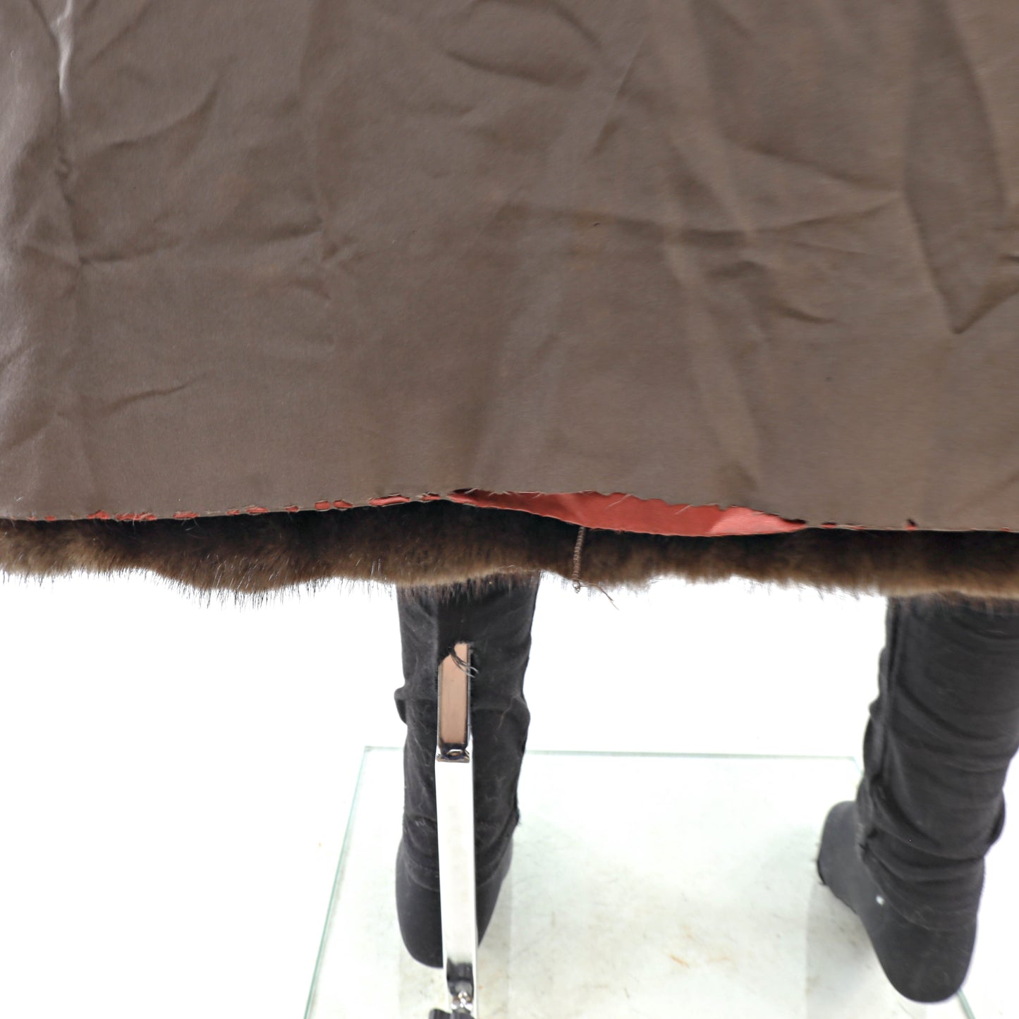 Brown Mink Coat- Size L