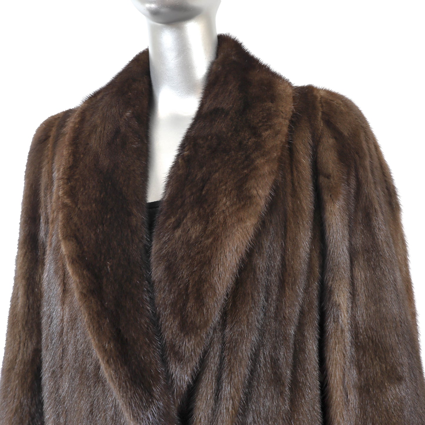 Brown Mink Coat- Size L
