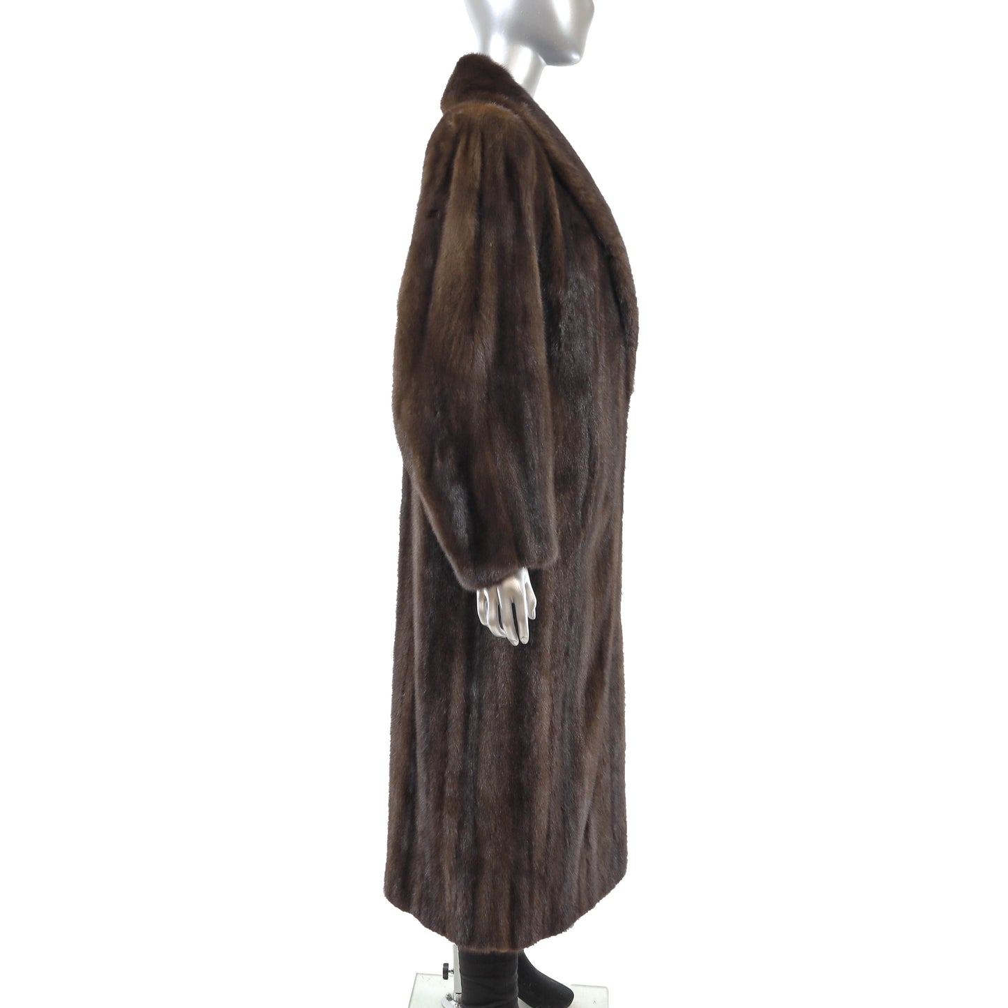 Brown Mink Coat- Size L