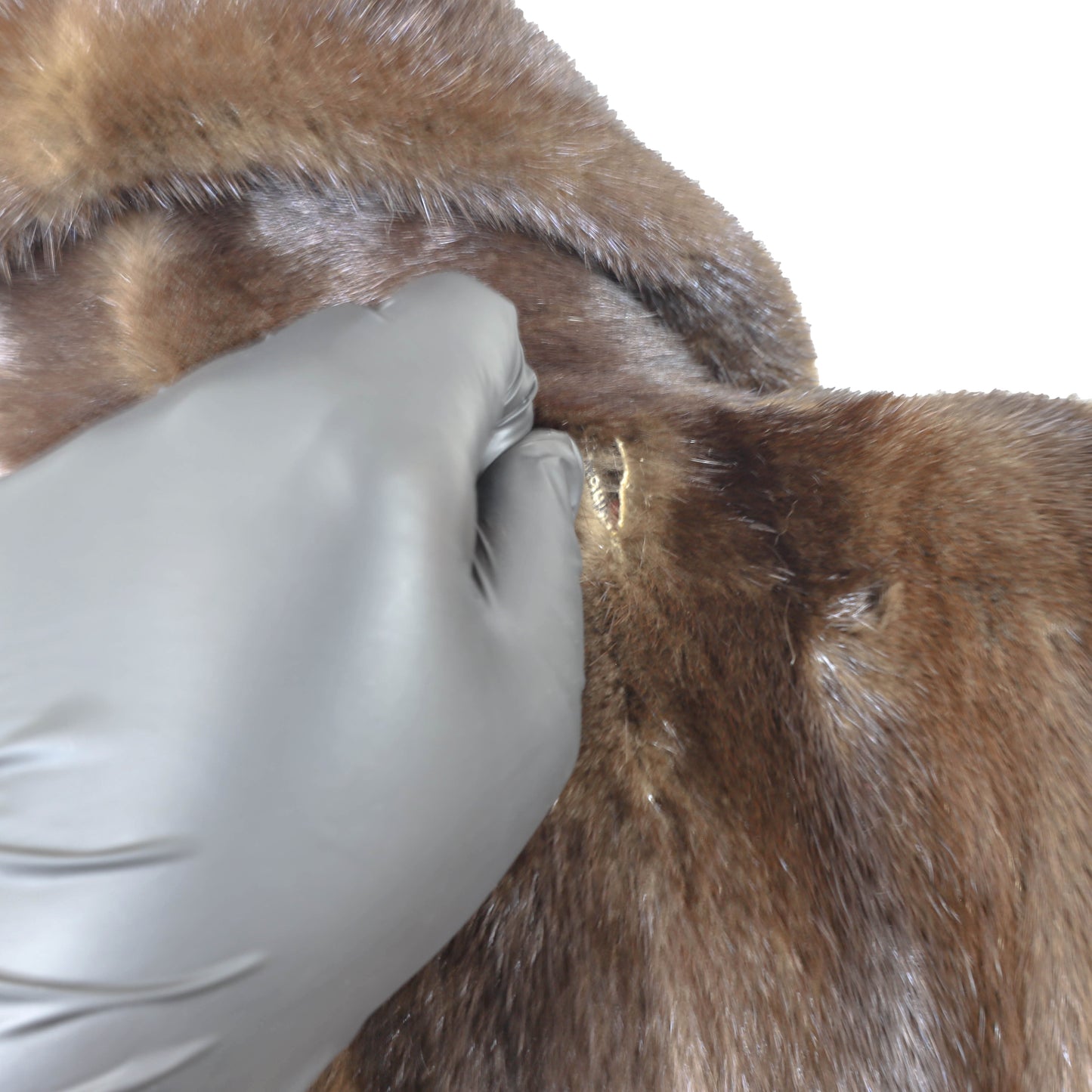 Brown Mink Coat- Size L