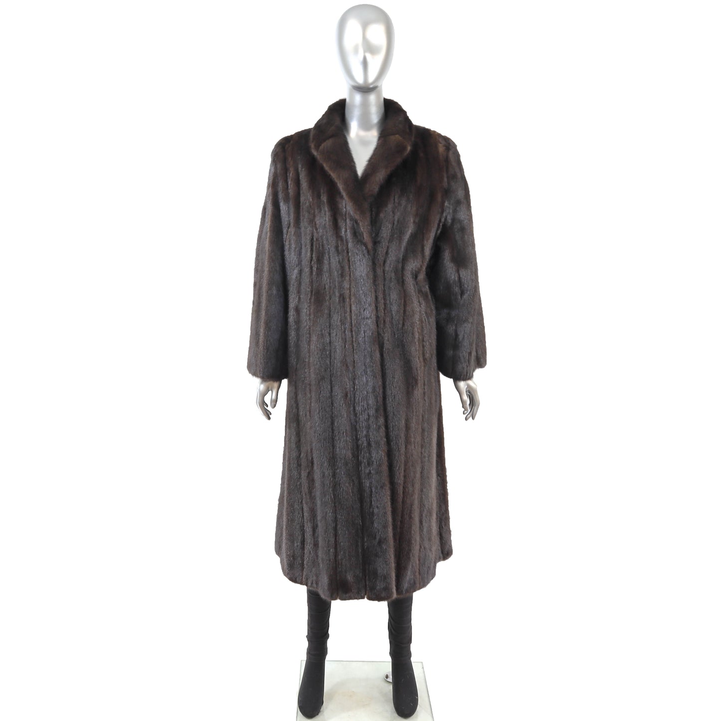 Brown Mink Coat- Size L