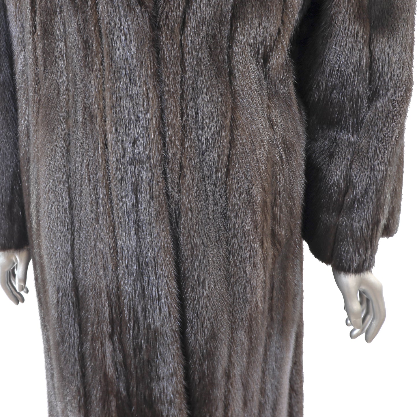 Brown Mink Coat- Size L
