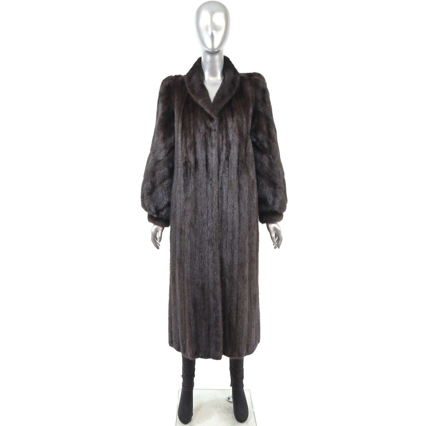Chloe Dark Brown Mink Coat- Size M