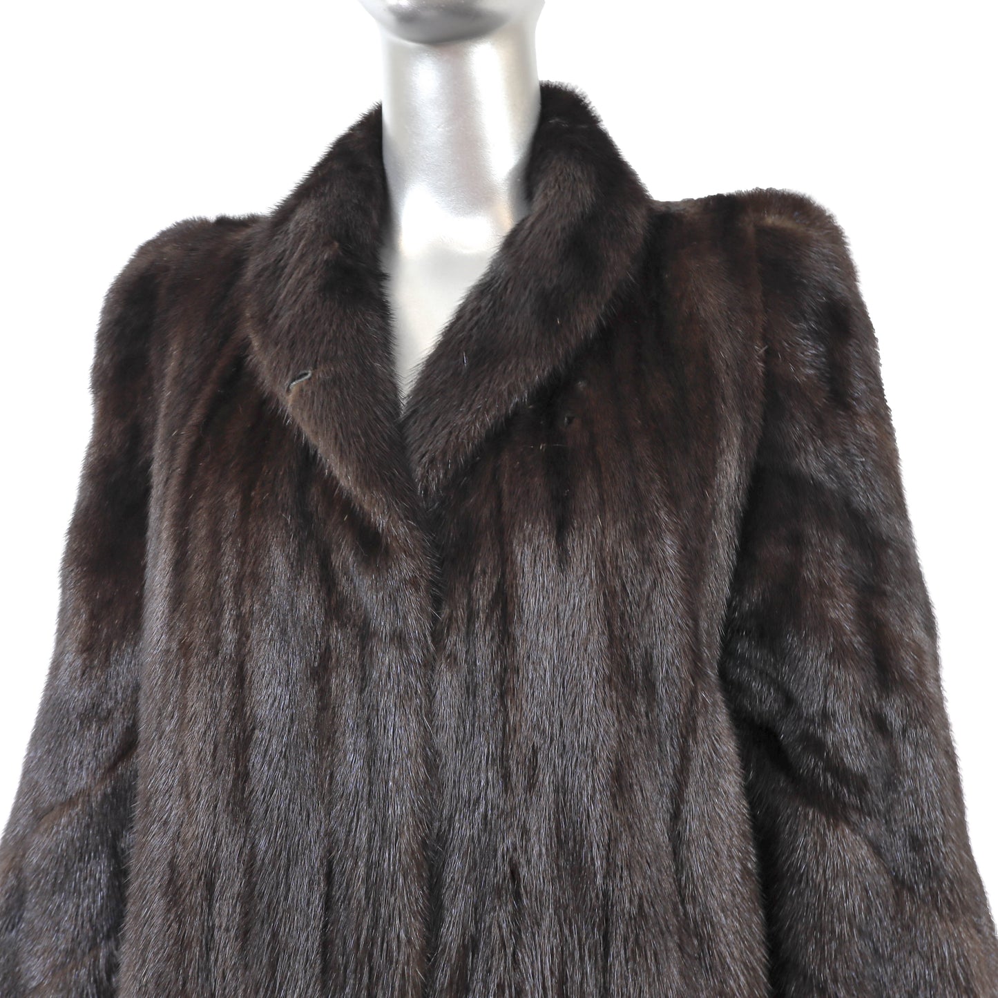 Chloe Dark Brown Mink Coat- Size M