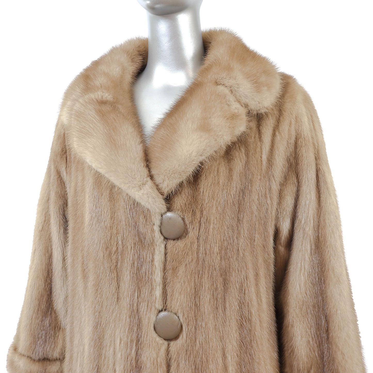 Light Brown Mink Coat- Size M
