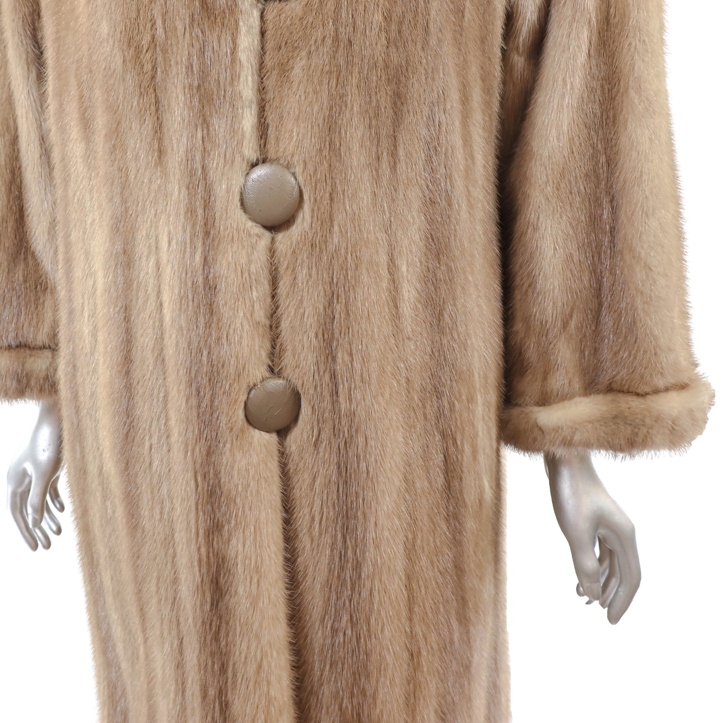 Light Brown Mink Coat- Size M