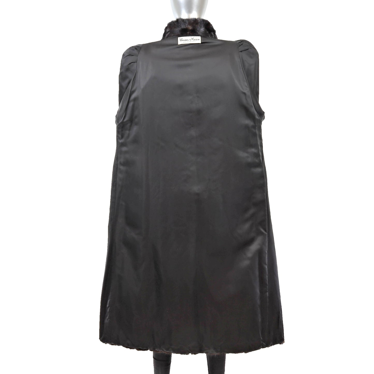 Blackglama Black Mink Coat- Size L