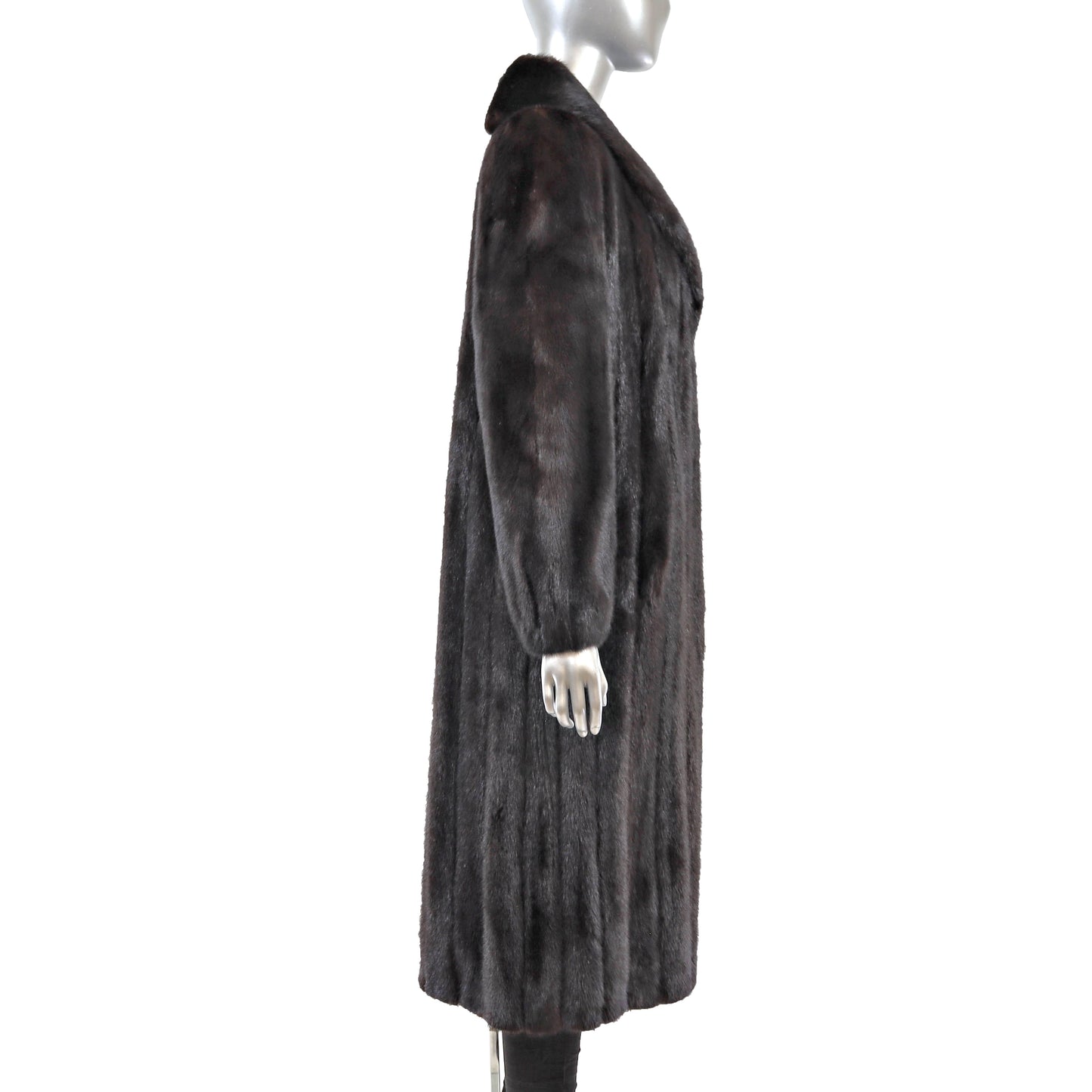 Blackglama Black Mink Coat- Size L