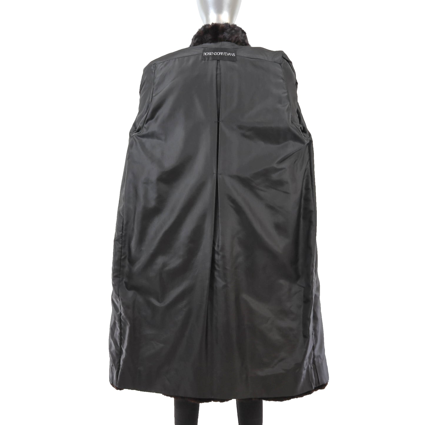 Rosendorf/ Evans Dark Brown Mink Coat- Size M