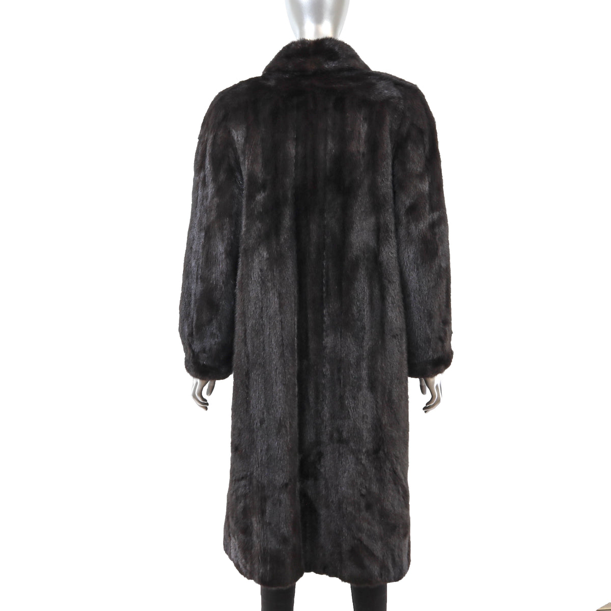 Rosendorf/ Evans Dark Brown Mink Coat- Size M