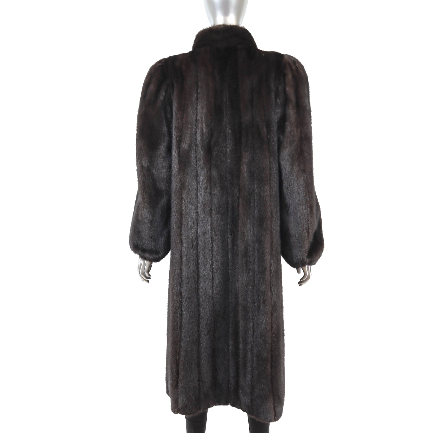 Dark Brown Mink Coat- Size L
