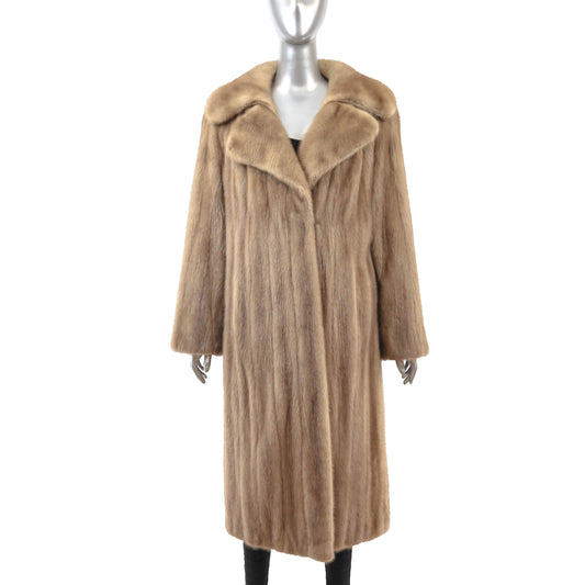 Light Brown Mink Coat- Size M