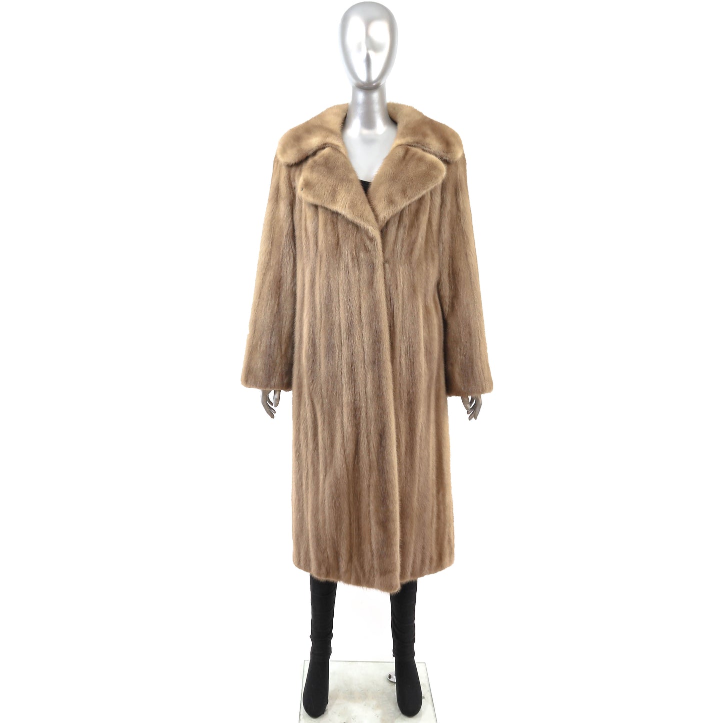 Light Brown Mink Coat- Size M