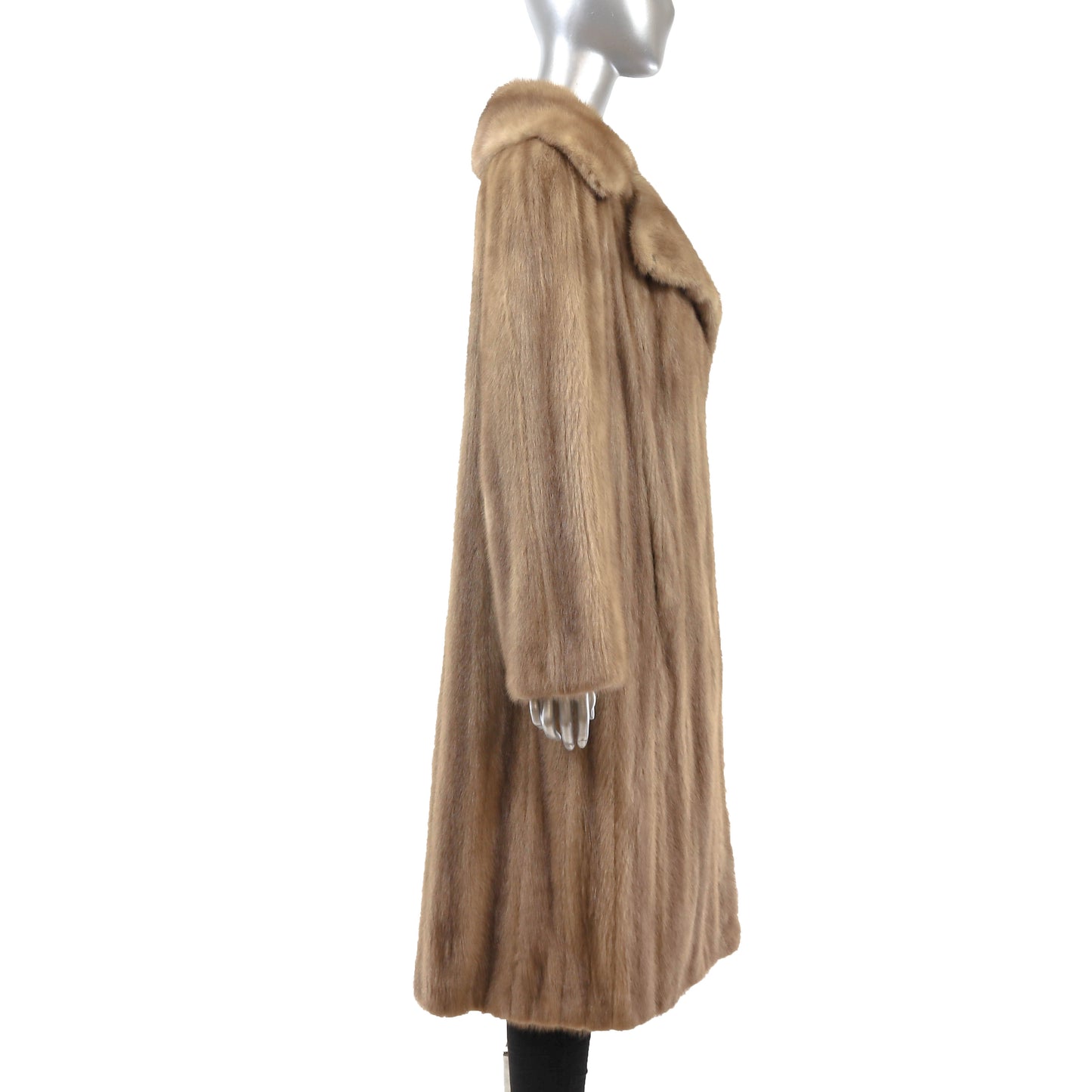 Light Brown Mink Coat- Size M