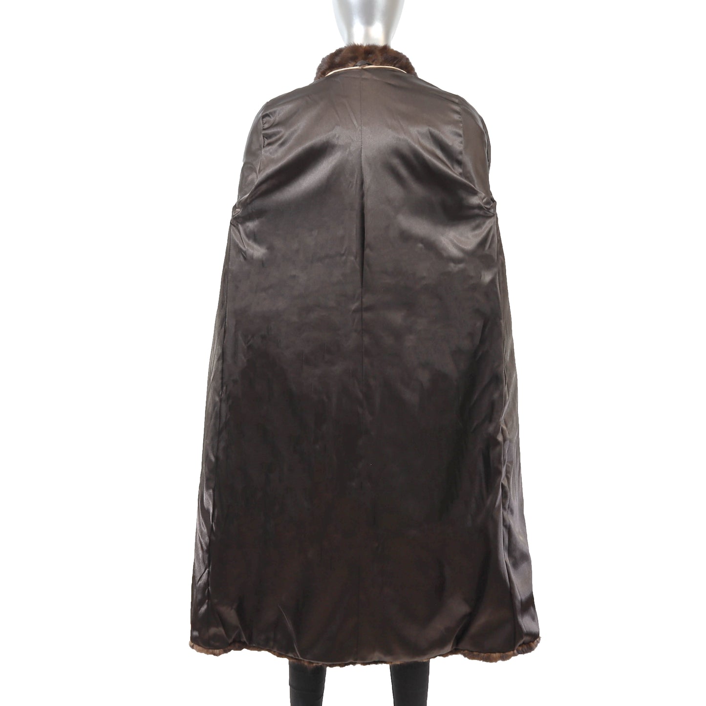 Brown Mink Coat- Size S