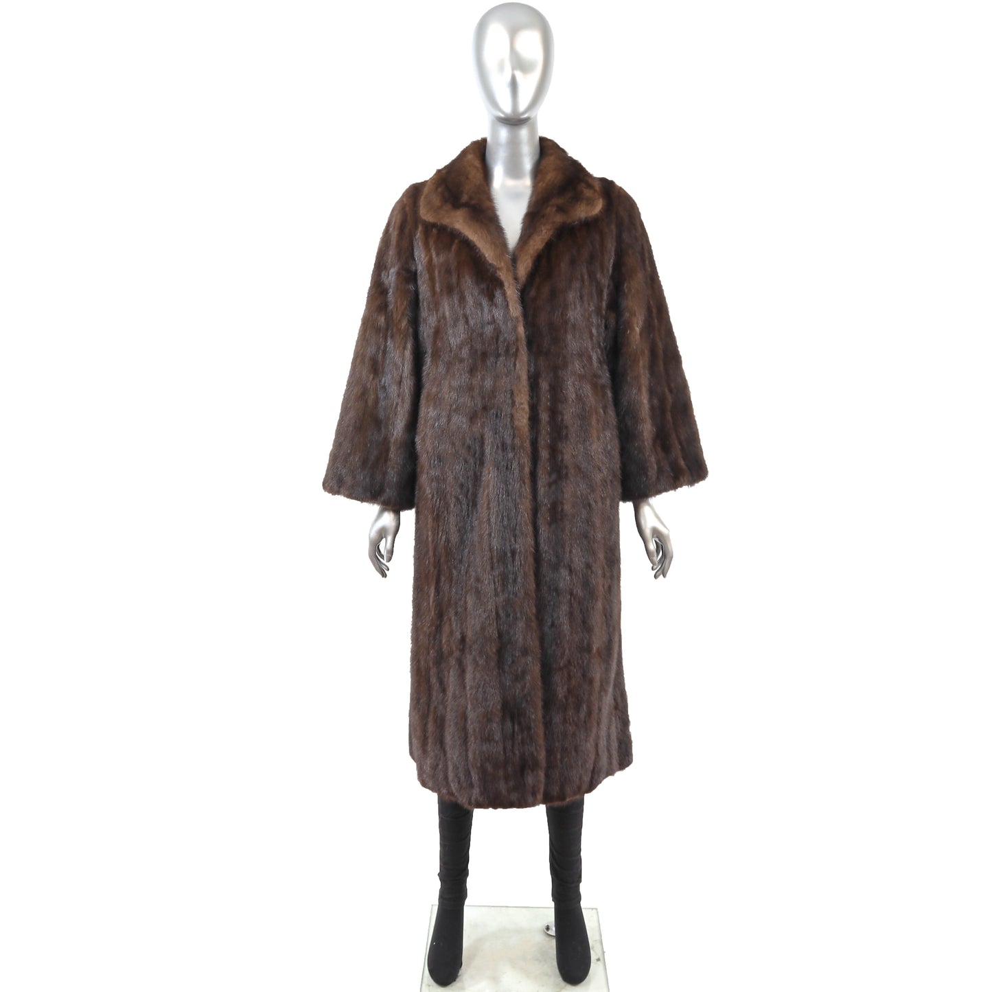 Brown Mink Coat- Size S