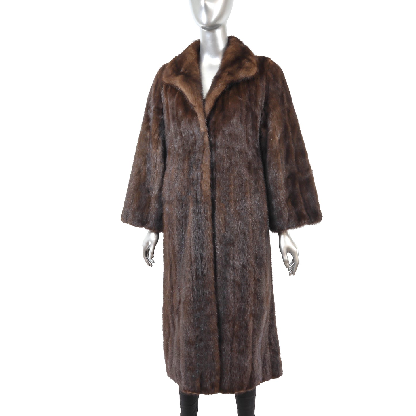 Brown Mink Coat- Size S
