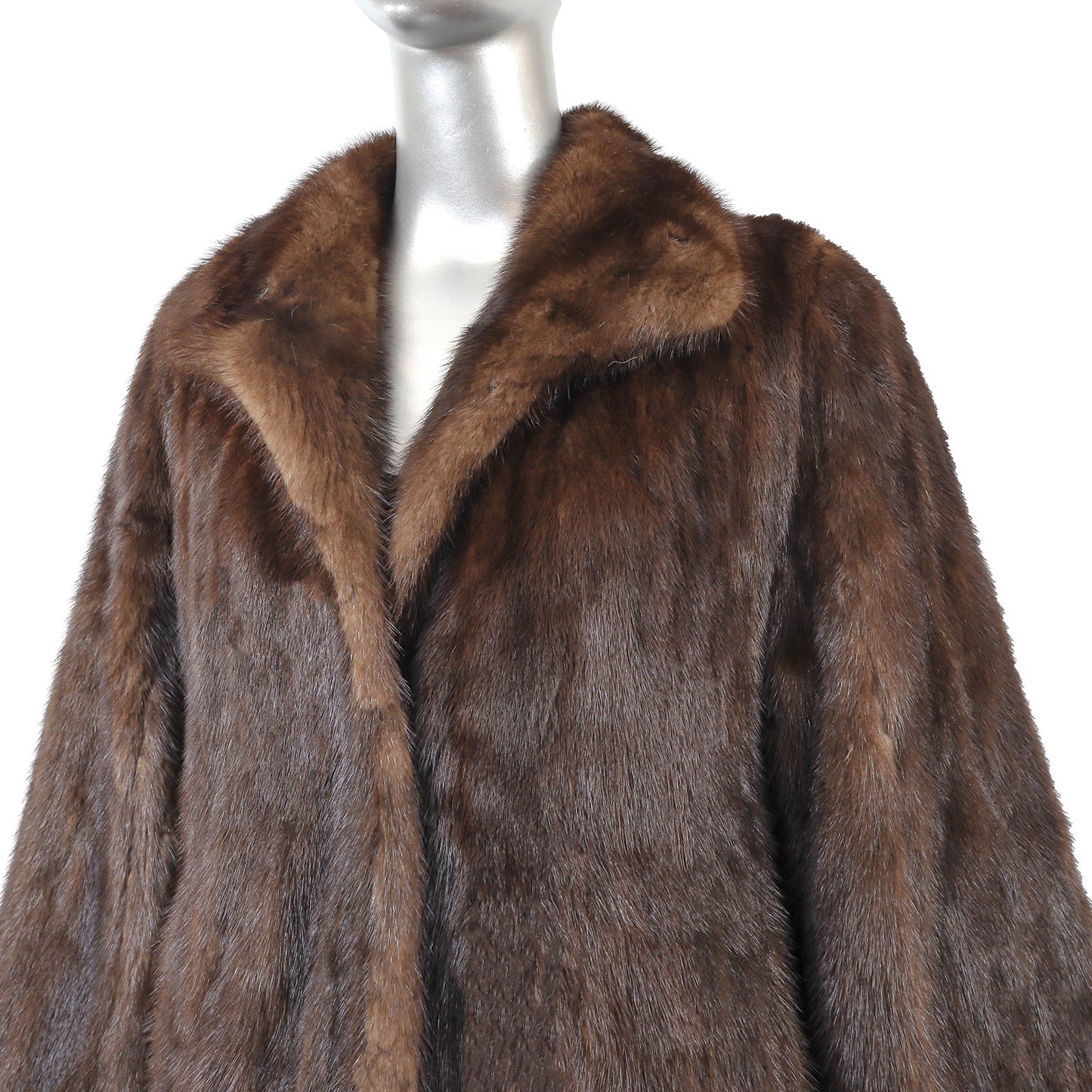 Brown Mink Coat- Size S