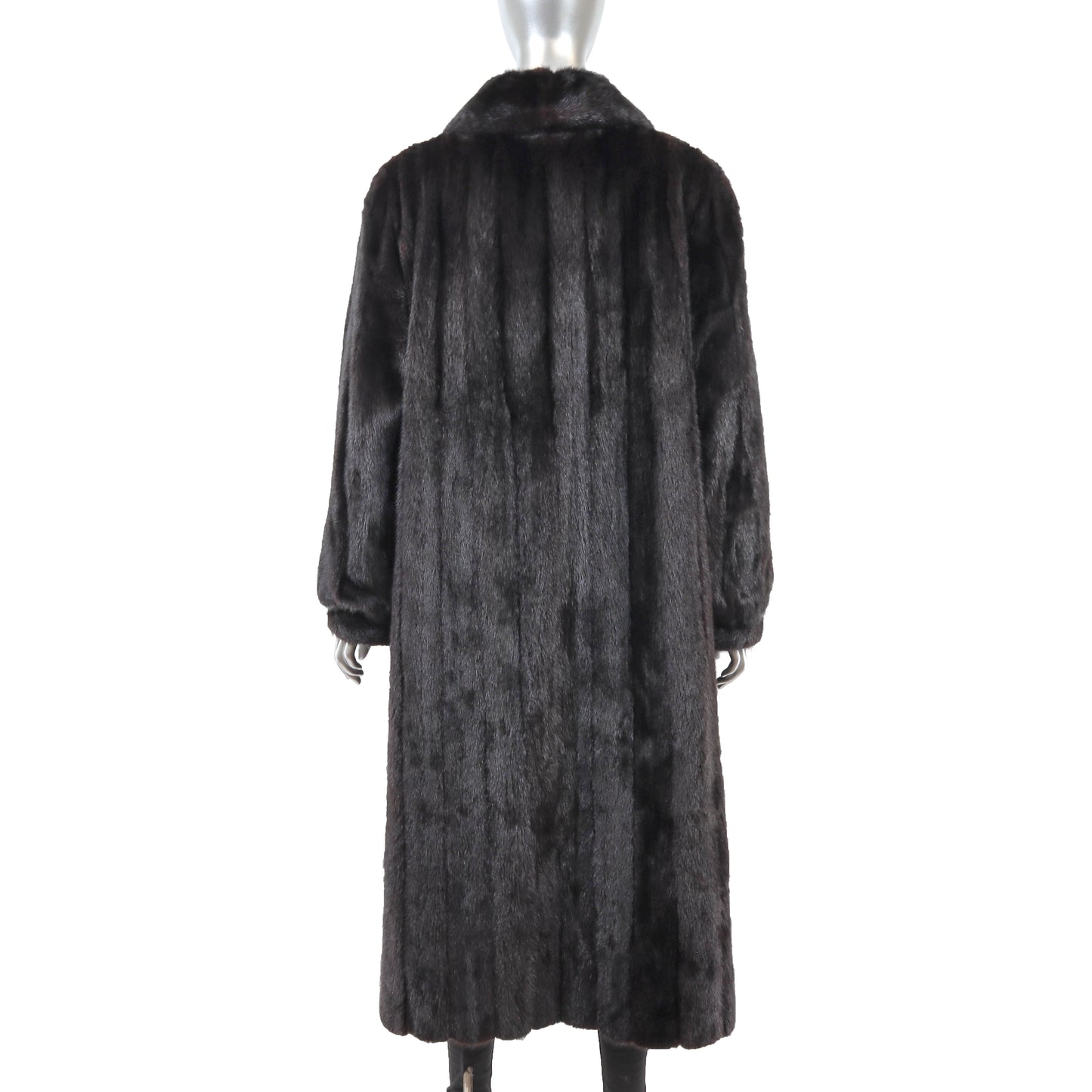 Black Mink Coat- Size XL
