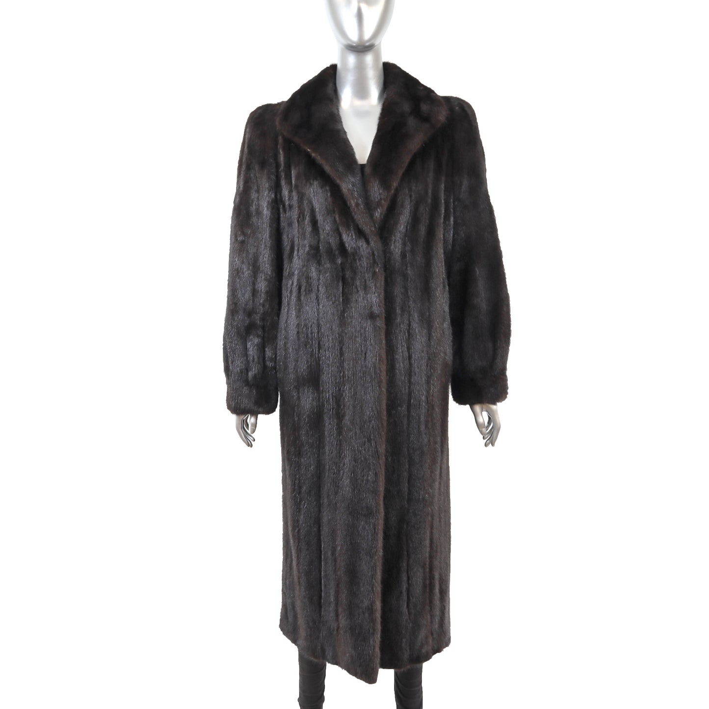 Dark Brown Mink Coat- Size M
