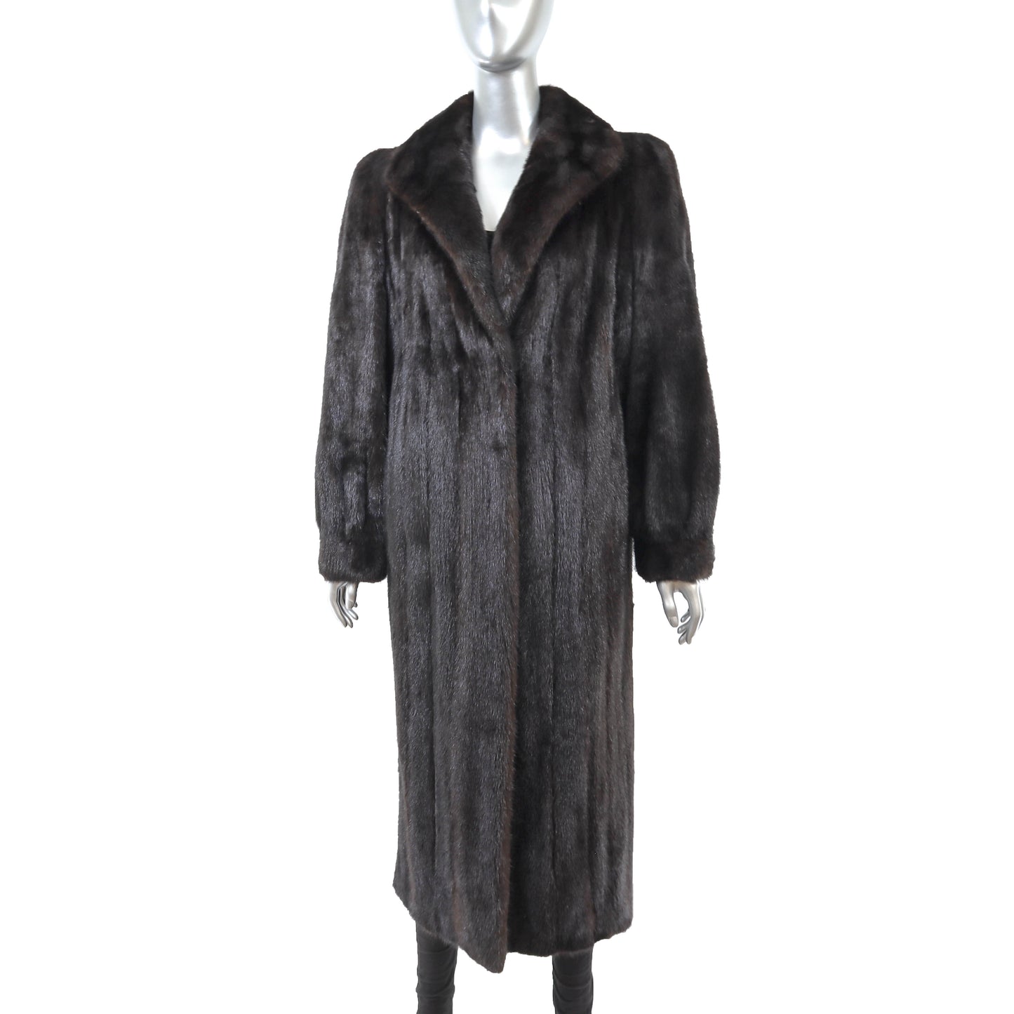 Dark Brown Mink Coat- Size M
