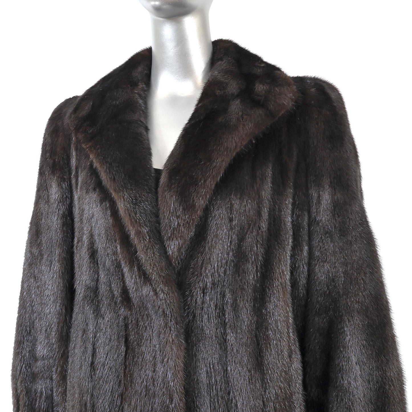 Dark Brown Mink Coat- Size M