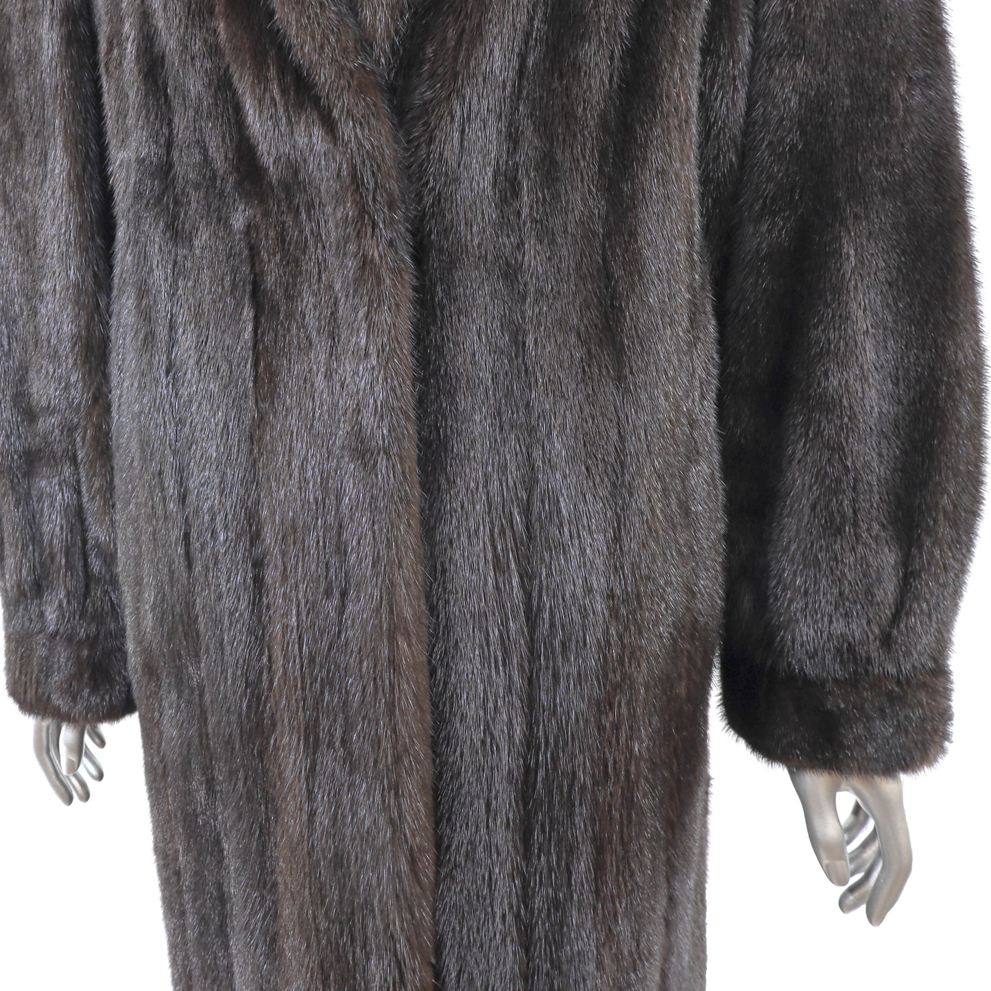 Dark Brown Mink Coat- Size M