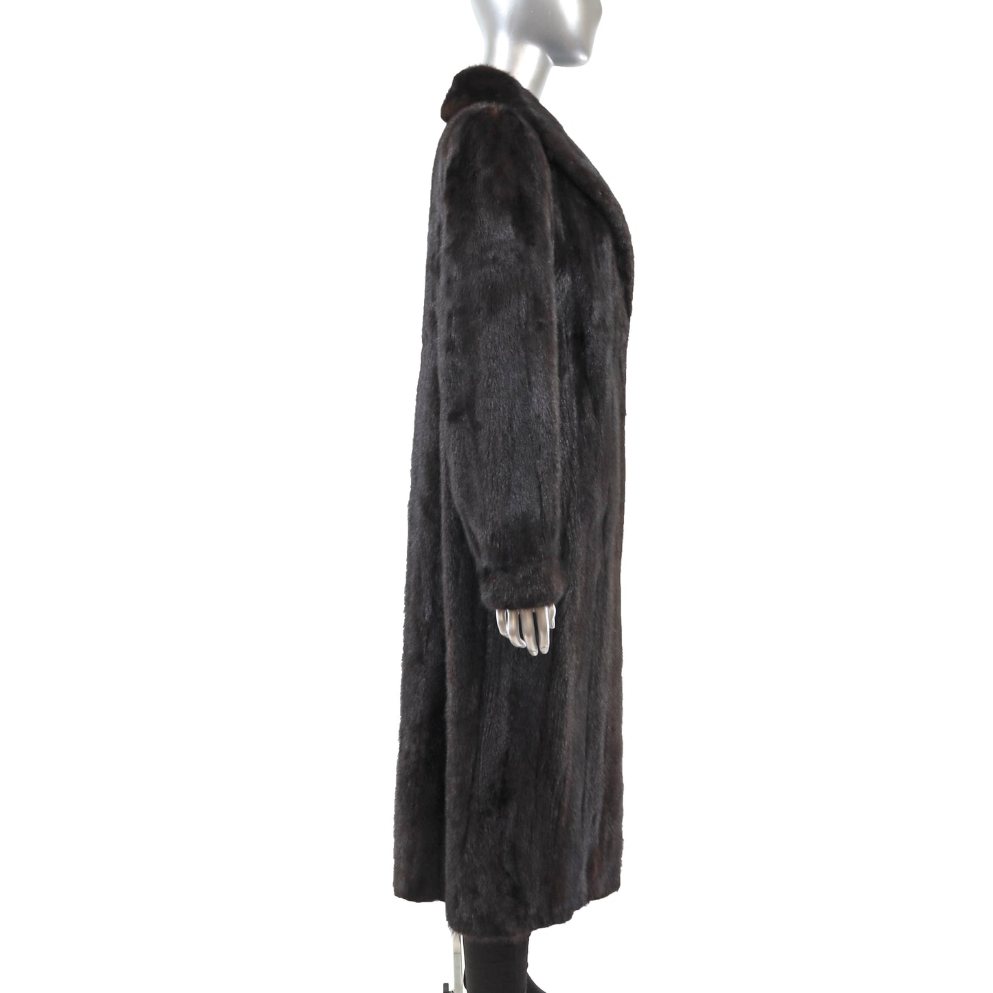 Dark Brown Mink Coat- Size M